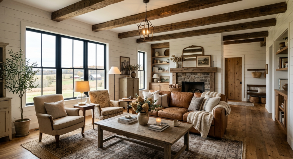 Amerikansk landehus stil: Sådan skaber du farmhouse-look derhjemme