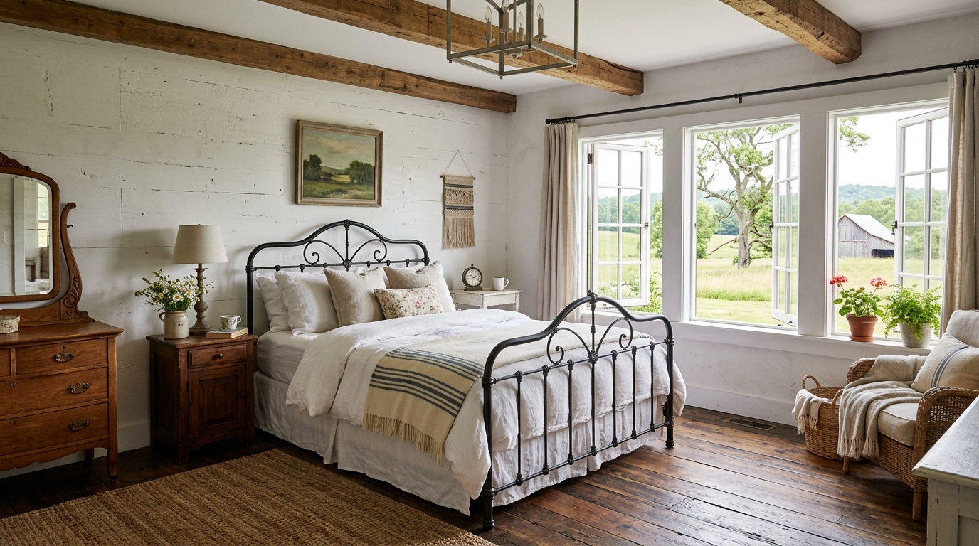 Amerikansk landehus stil: Sådan skaber du farmhouse-look derhjemme