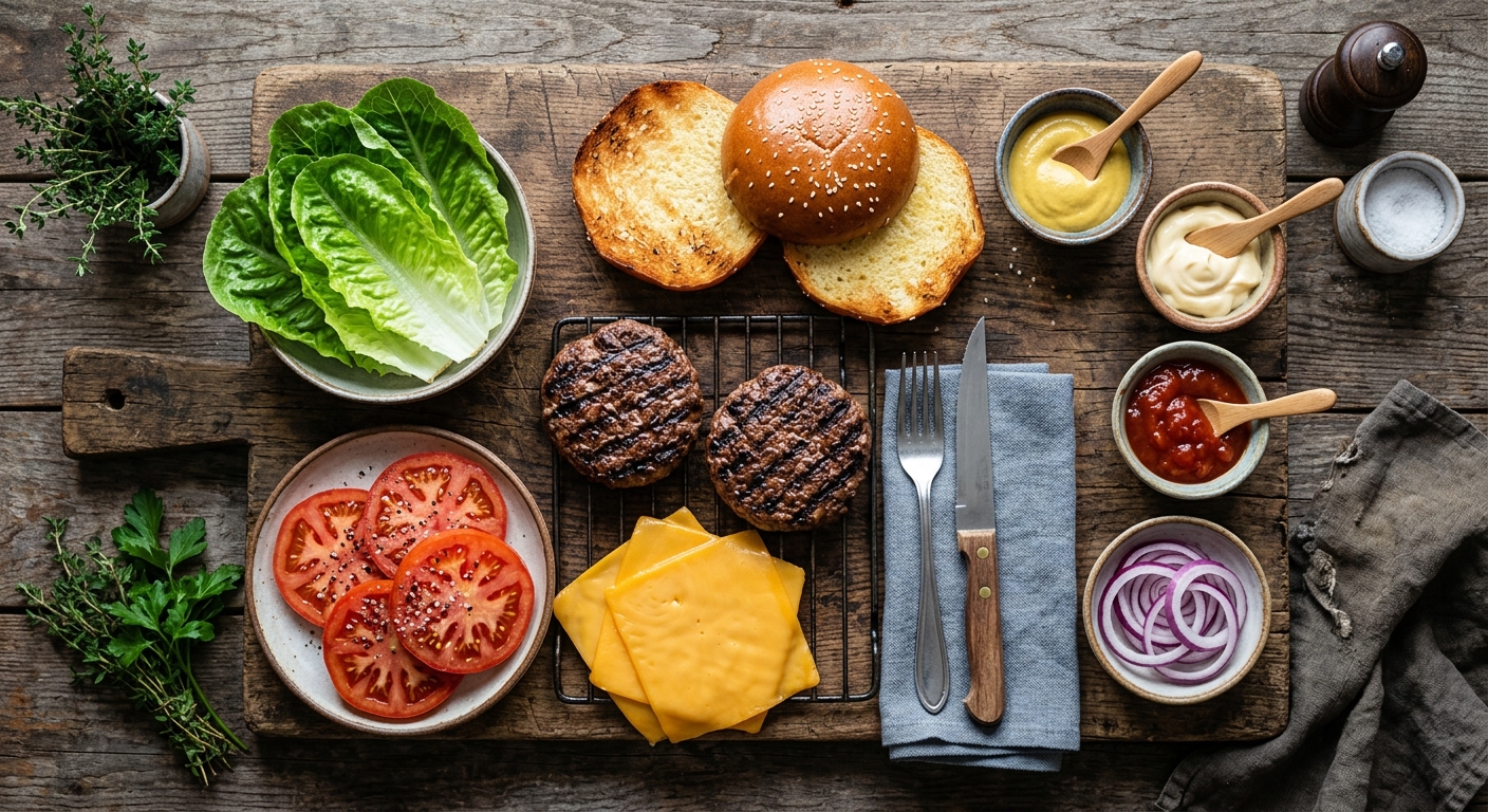 Klassiske amerikanske burgere: Sådan laver du dem lige som på diner